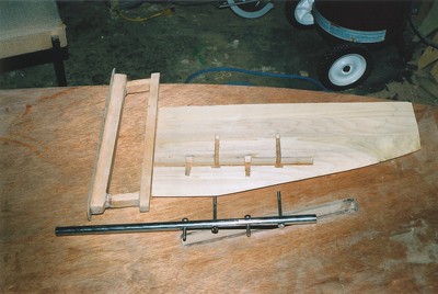 rudder, rudder shaft, rudder box