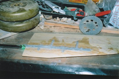 rudder, rudder shaft installed